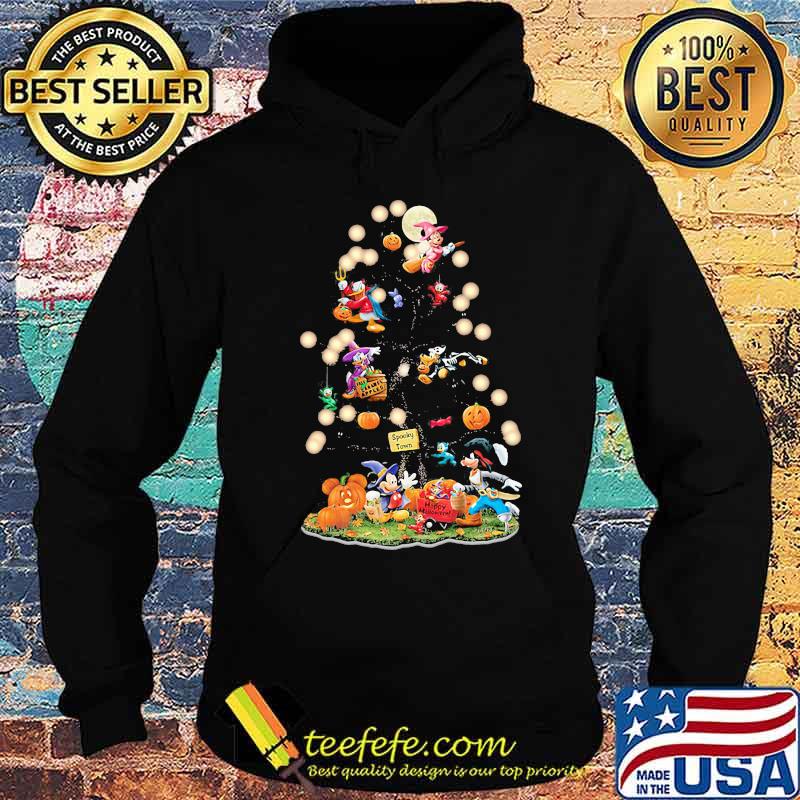 Halloween tree mickey mouse cartoon characters s Hoodie Halloween tree mickey mouse cartoon characters s Hoodie