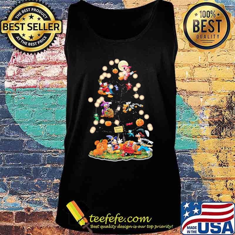 Halloween tree mickey mouse cartoon characters s Tank top Halloween tree mickey mouse cartoon characters s Tank top