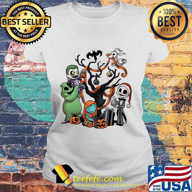 Halloween tree the nightmare characters cartoon chibi s Laides tee Halloween tree the nightmare characters cartoon chibi s Laides tee