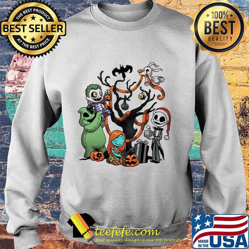 Halloween tree the nightmare characters cartoon chibi s Sweater Halloween tree the nightmare characters cartoon chibi s Sweater