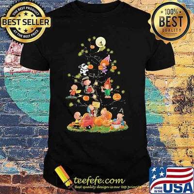 Halloween tree the peanuts pumpkin shirt