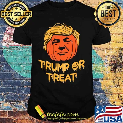 Halloween trump or treat pumpkin shirt