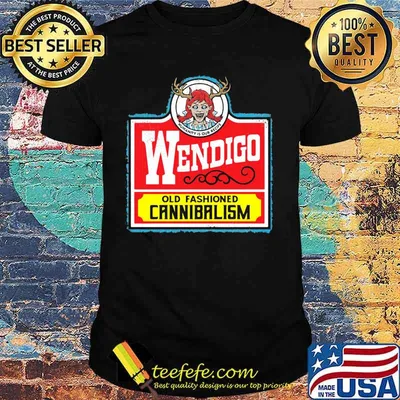 Halloween wendigo old fashioned cannibalism shirt