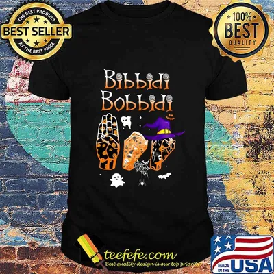 Halloween witch bibbidi bobbidi shirt