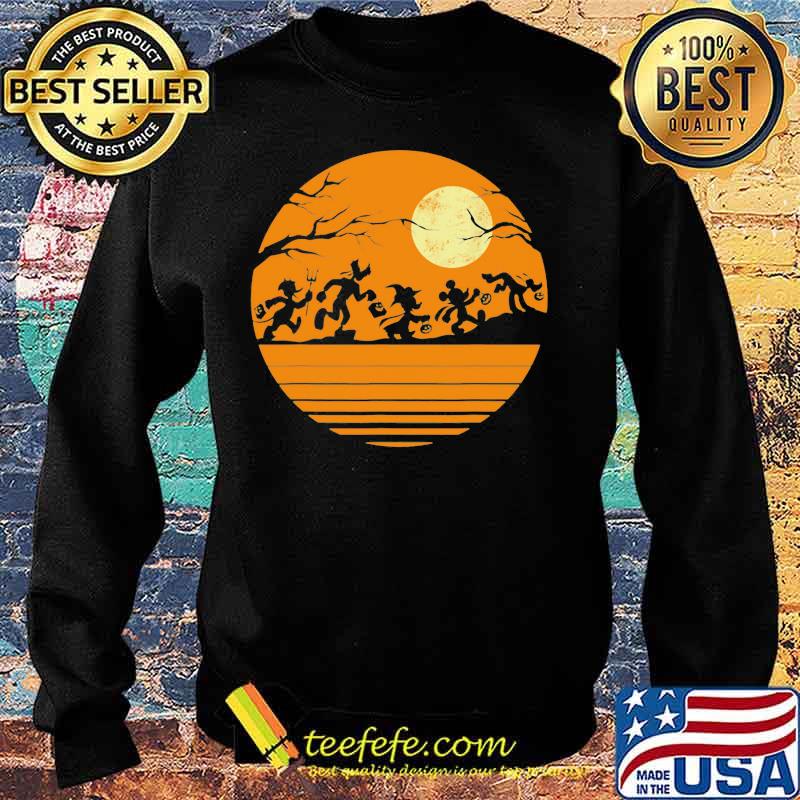 Halloween witch sunset vintage retro s Sweater Halloween witch sunset vintage retro s Sweater