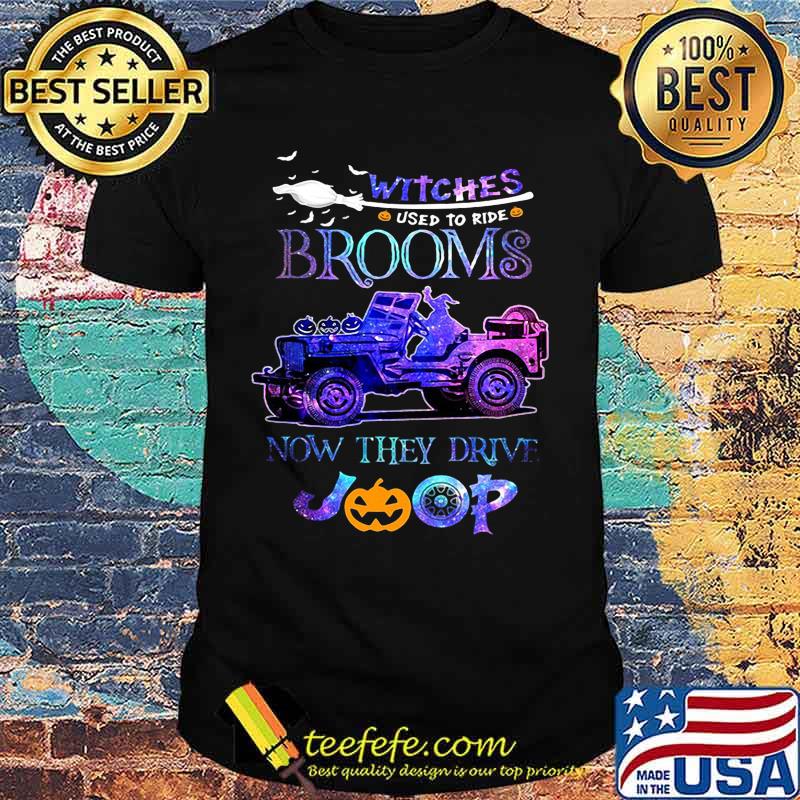 Halloween witches used to ride brooms now they drive pumpkin shirt