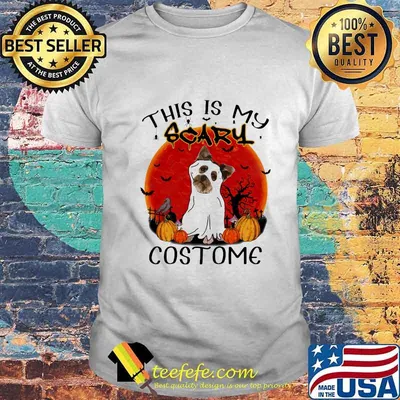 Halloween Yorkie This is my scary costome shirt