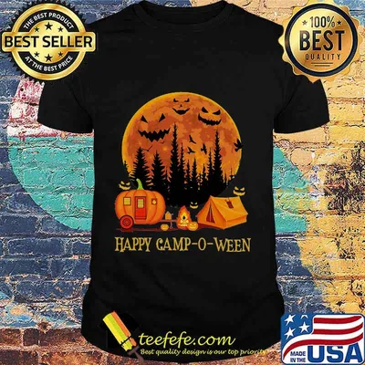 Happy Camp-o-ween Funny Camping Halloween shirt