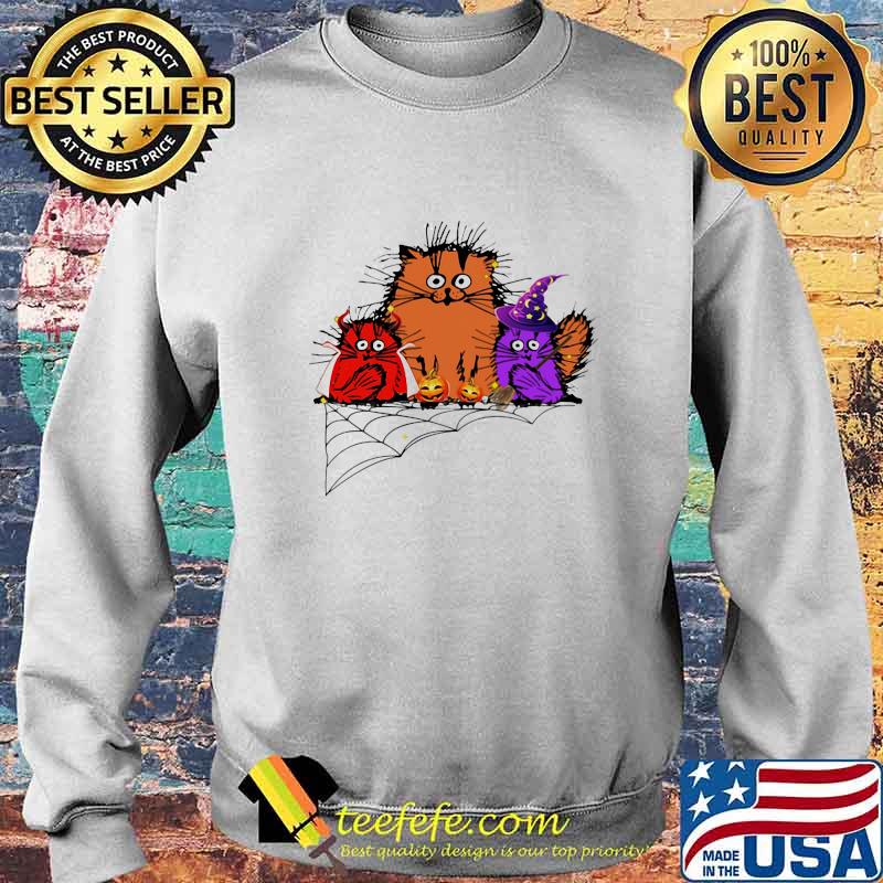 Happy halloween color cats pumpkin s Sweater Happy halloween color cats pumpkin s Sweater
