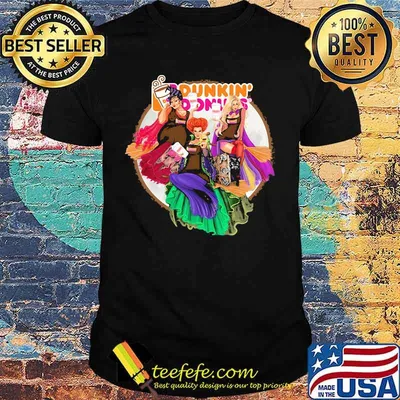 Happy halloween hocus pocus dunkin donuts shirt