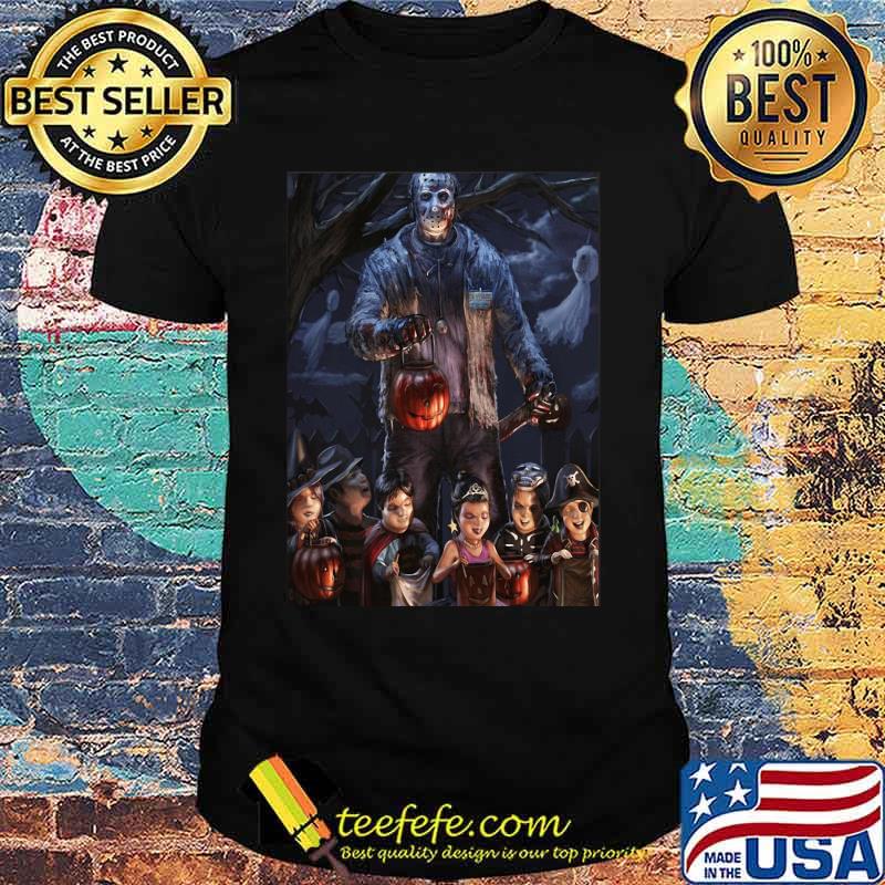 Happy halloween jason voorhees and children