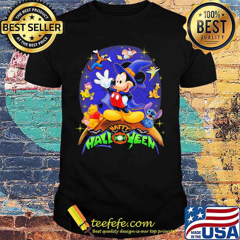 Happy halloween mickey mouse witch shirt