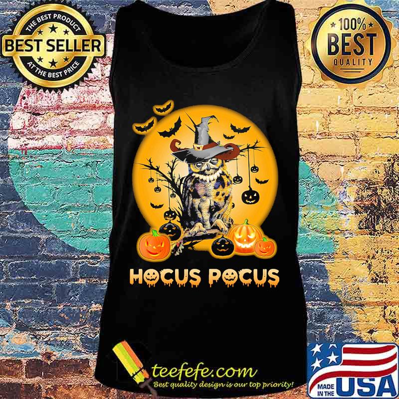 Happy halloween owl witch hocus pocus pumpkin s Tank top Happy halloween owl witch hocus pocus pumpkin s Tank top
