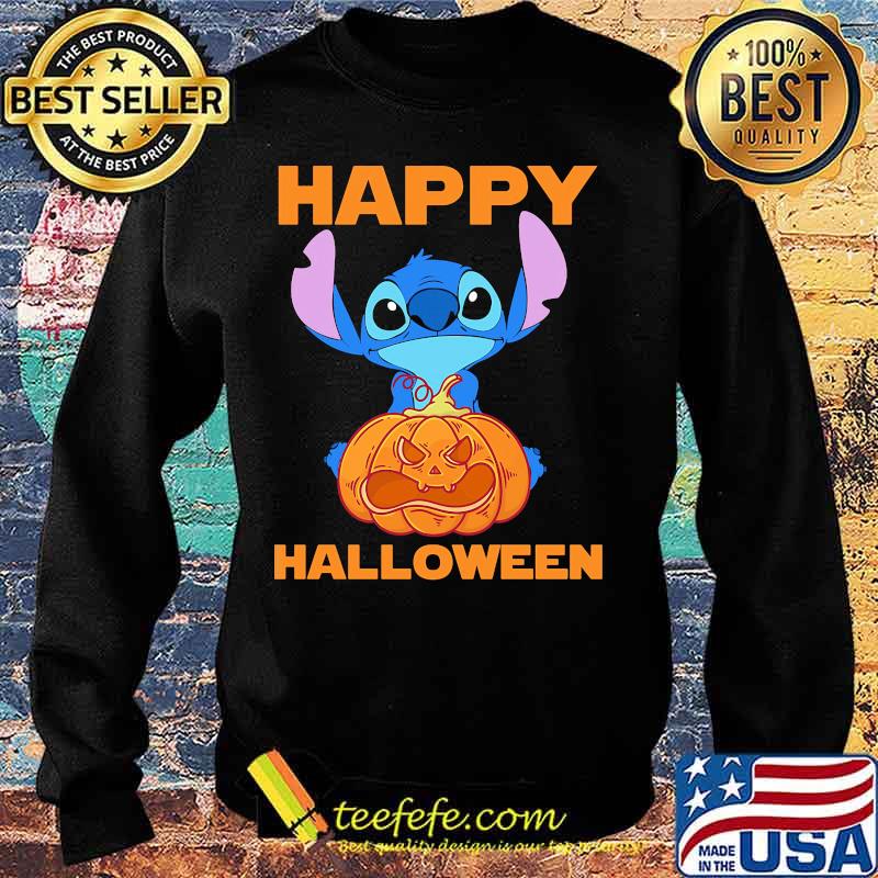 Happy halloween stitch hug pumpkin s Sweater Happy halloween stitch hug pumpkin s Sweater
