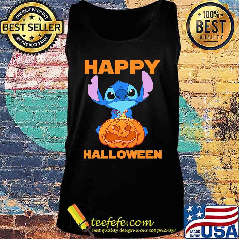 Happy halloween stitch hug pumpkin s Tank top Happy halloween stitch hug pumpkin s Tank top
