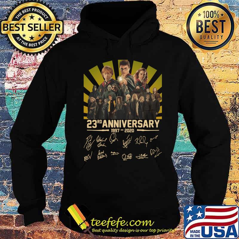 Harry potter 23rd anniversary 1997 2020 signatures s Hoodie Harry potter 23rd anniversary 1997 2020 signatures s Hoodie