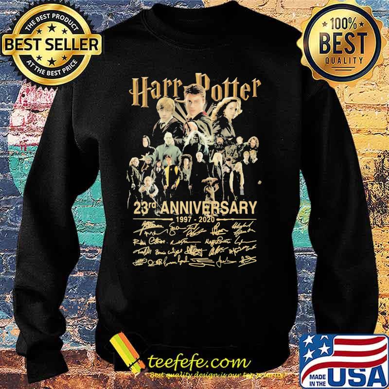 Harry potter 23rd anniversary 1997 2020 signatures s Sweater Harry potter 23rd anniversary 1997 2020 signatures s Sweater