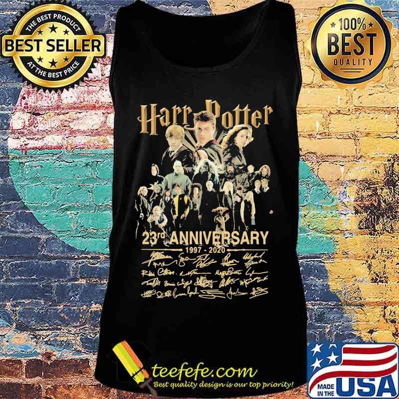 Harry potter 23rd anniversary 1997 2020 signatures s Tank top Harry potter 23rd anniversary 1997 2020 signatures s Tank top
