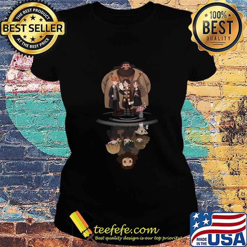 Harry potter characters water reflection chibi s Ladies tee Harry potter characters water reflection chibi s Ladies tee