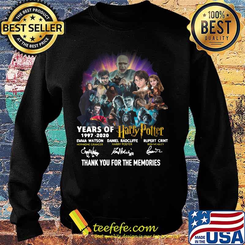 harry potter years of 1997 2020 thank you for the memories signatures s Sweater harry potter years of 1997 2020 thank you for the memories signatures s Sweater