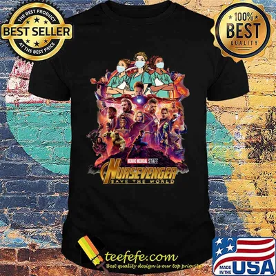 Heroic medical staff nursevenger save the world mask shirt