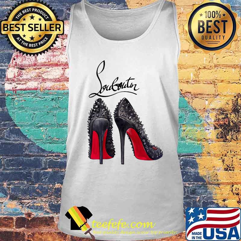 High heels louboutin logo s Tank top High heels louboutin logo s Tank top