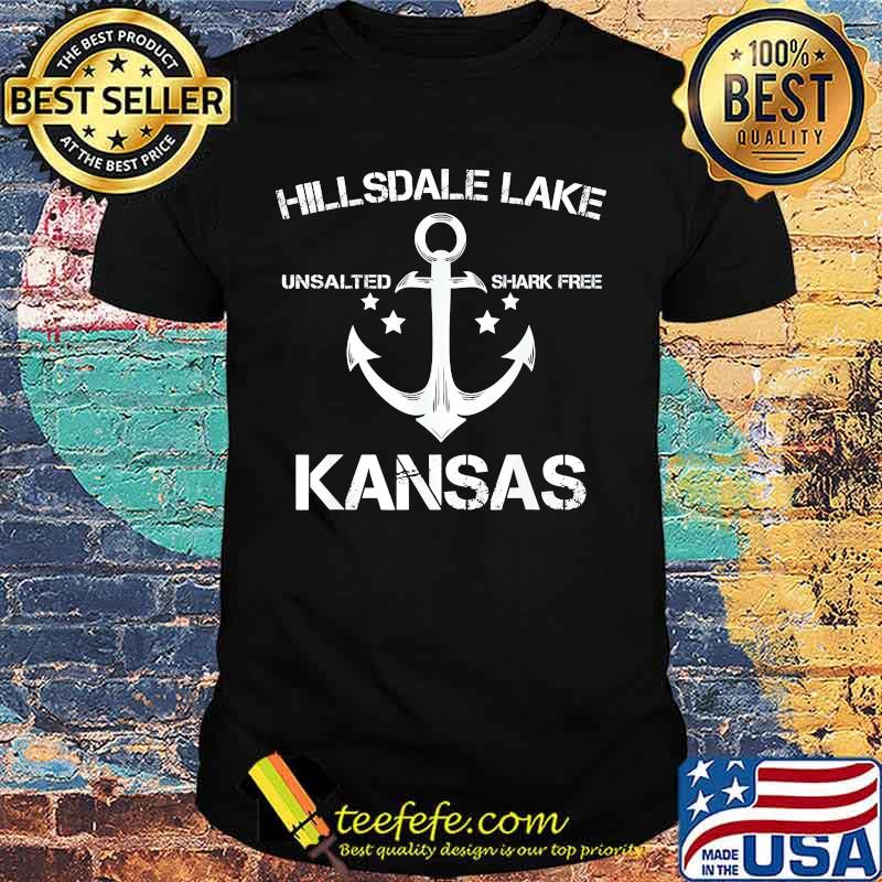 Hillsdale lake unsalted shark free kansas shirt