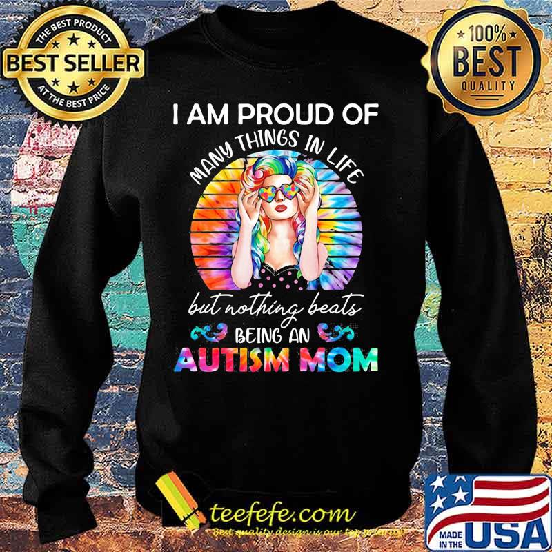 Hippie i am proud of many things in life but nothing beats being a autism mom vintage retro s Sweater Hippie i am proud of many things in life but nothing beats being a autism mom vintage retro s Sweater