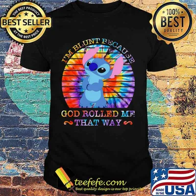 Hippie stitch i'm blunt because god rolled me that way vintage retro shirt