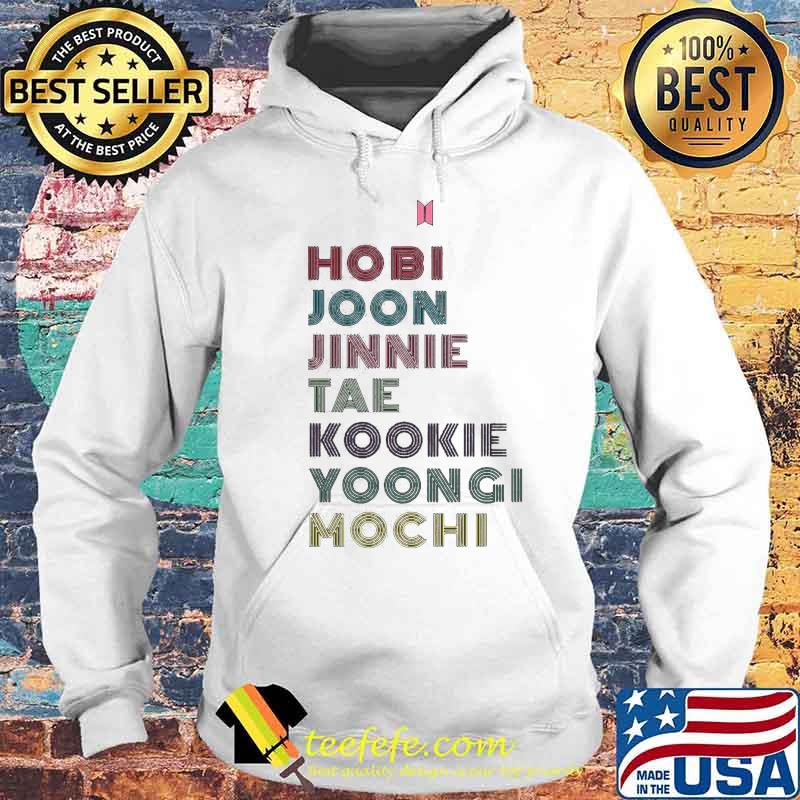 HOBI JOON JINNIE TAE KOOKIE YOONGI MOCHI VINTAGE SHIRT Hoodie HOBI JOON JINNIE TAE KOOKIE YOONGI MOCHI VINTAGE SHIRT Hoodie