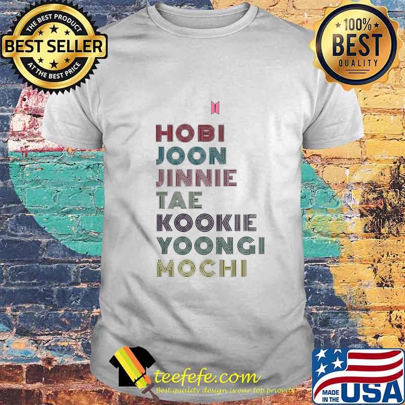 HOBI JOON JINNIE TAE KOOKIE YOONGI MOCHI VINTAGE SHIRT