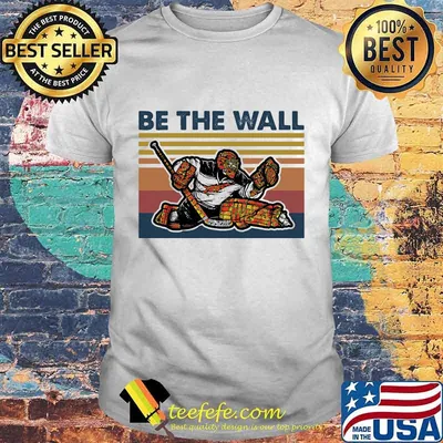Hockey Be the wall Vintage retro shirt