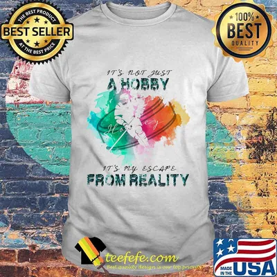 Hockey It's not just a hobby it's my escape from reality shirt