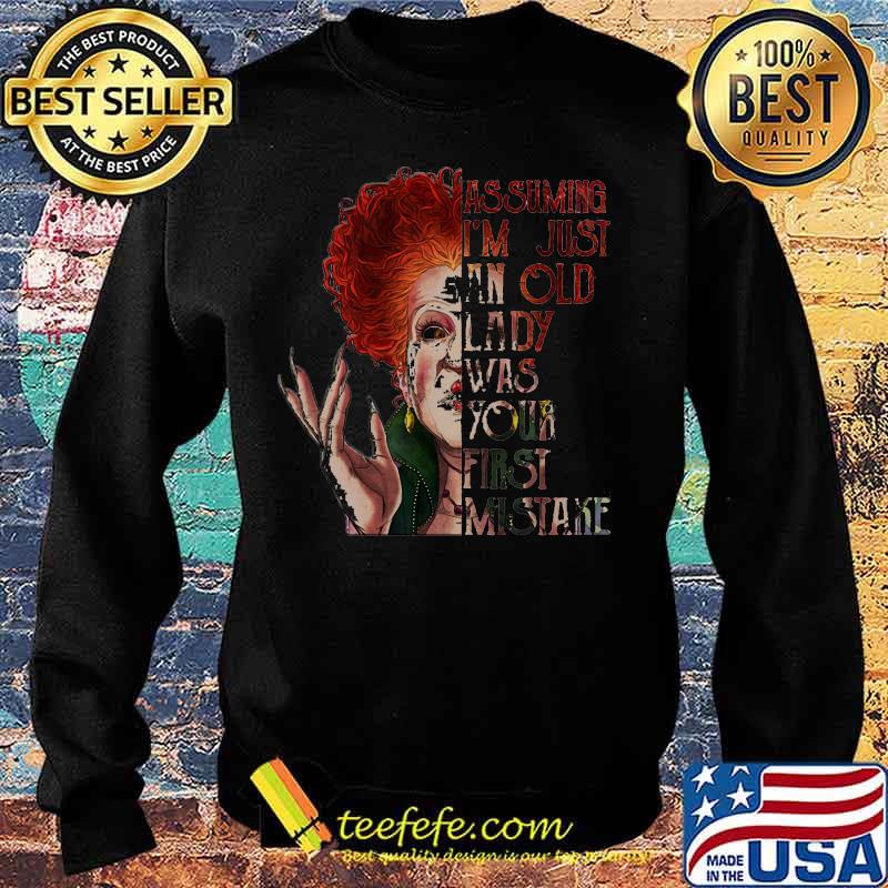 Hocus pocus assuming i'm just an old lady was your first mistake s Sweater Hocus pocus assuming i'm just an old lady was your first mistake s Sweater