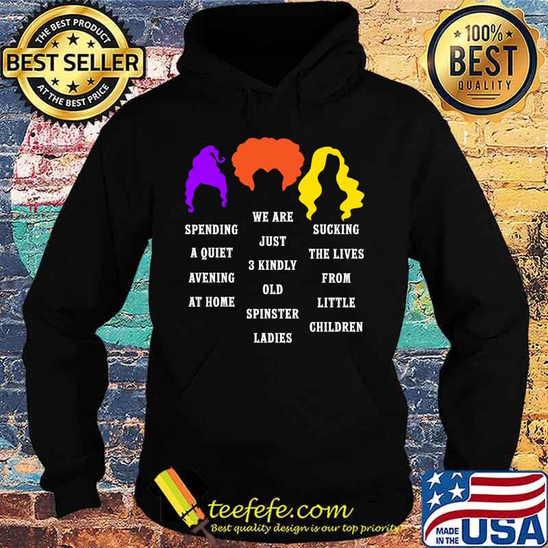 Hocus pocus spending a quiet evening at home we are just 3 kindly old spinster ladies s Hoodie Hocus pocus spending a quiet evening at home we are just 3 kindly old spinster ladies s Hoodie