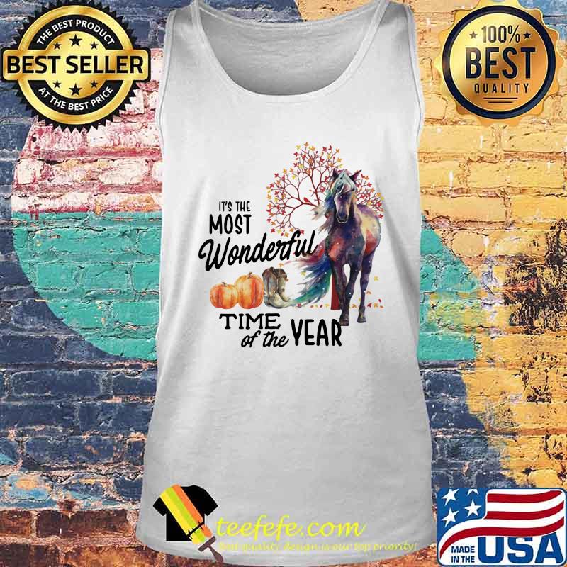 Horse it's the most wonderful time of the year pumpkins s Tank top Horse it's the most wonderful time of the year pumpkins s Tank top