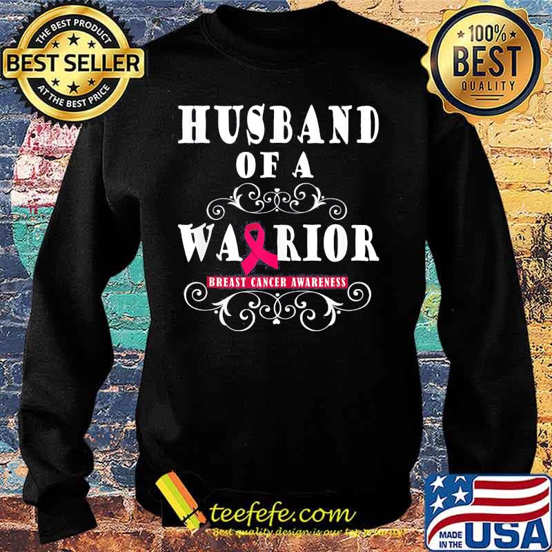 Husband of a warrior breast cancer awareness s Sweater Husband of a warrior breast cancer awareness s Sweater