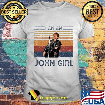 I am an john girl vintage retro shirt