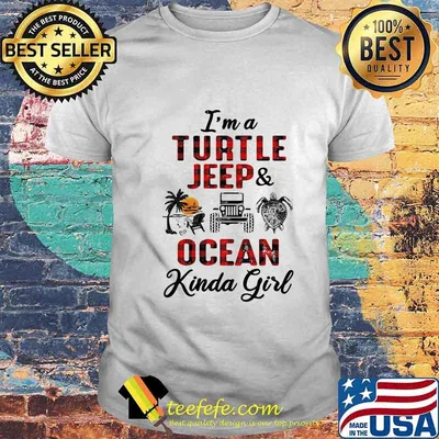 I'M A TURTLE AND OCEAN KINDA GIRL SHIRT