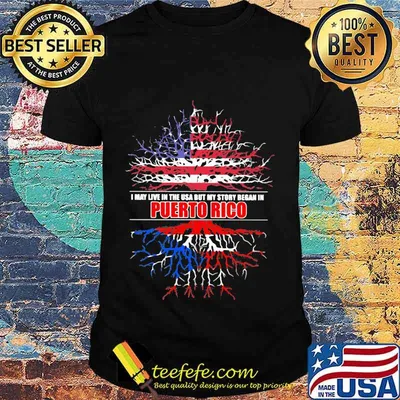 I may live in the usa but my story began in puerto rico tree shirt