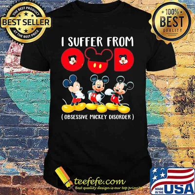 I suffer from omd obsessive mickey disorder shirt
