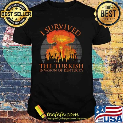 I survived the turkish invasion of kentucky vintage retro shirt
