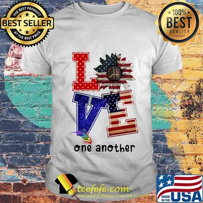 Independence day sunflower love feather one another shirt