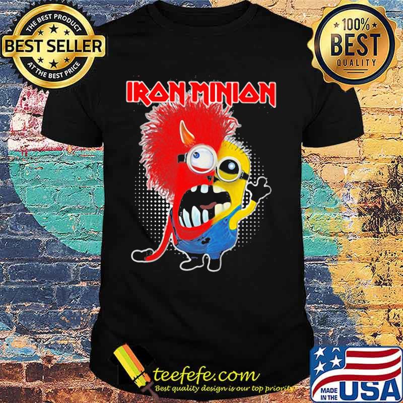 Iron maiden band satan minion shirt Iron maiden band satan minion shirt