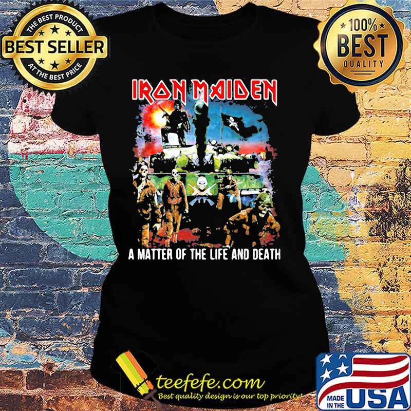 Iron maiden band skeleton a matter of the life and death s Ladies tee Iron maiden band skeleton a matter of the life and death s Ladies tee