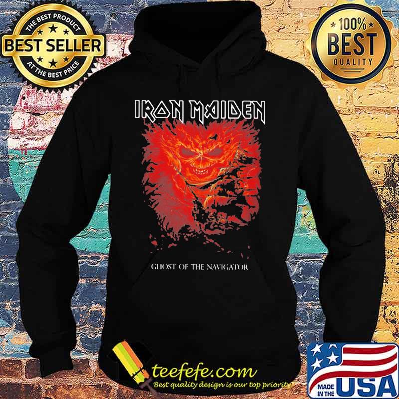 Iron maiden band skeleton ghost of the navigator s Hoodie Iron maiden band skeleton ghost of the navigator s Hoodie