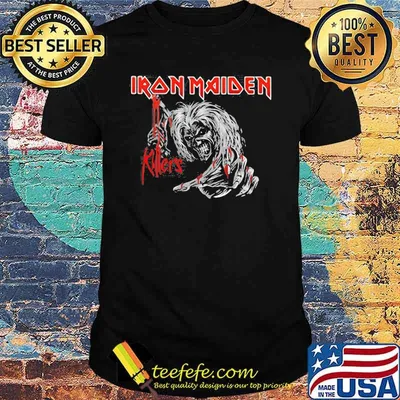 Iron maiden band skeleton killers shirt