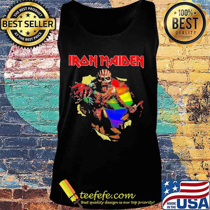 Iron maiden band skeleton lgbt flag s Tank top Iron maiden band skeleton lgbt flag s Tank top