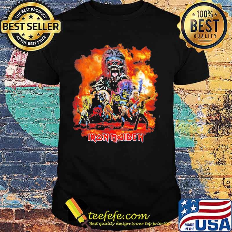 Iron maiden band skeleton member british flag shirt Iron maiden band skeleton member british flag shirt