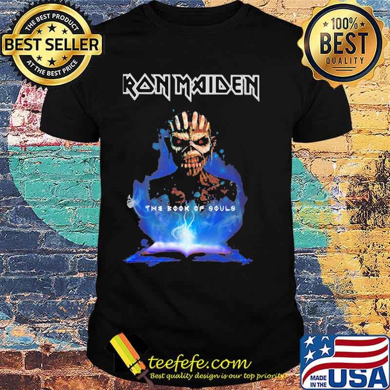 Iron maiden band skeleton the book of souls shirt